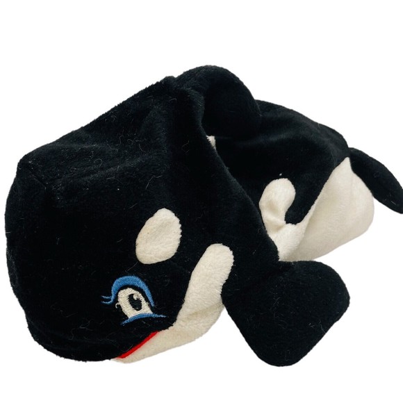 Sea World Vintage 1989 Shamu Orca Killer Whale Plush Hand Puppet P10 - Picture 2 of 5